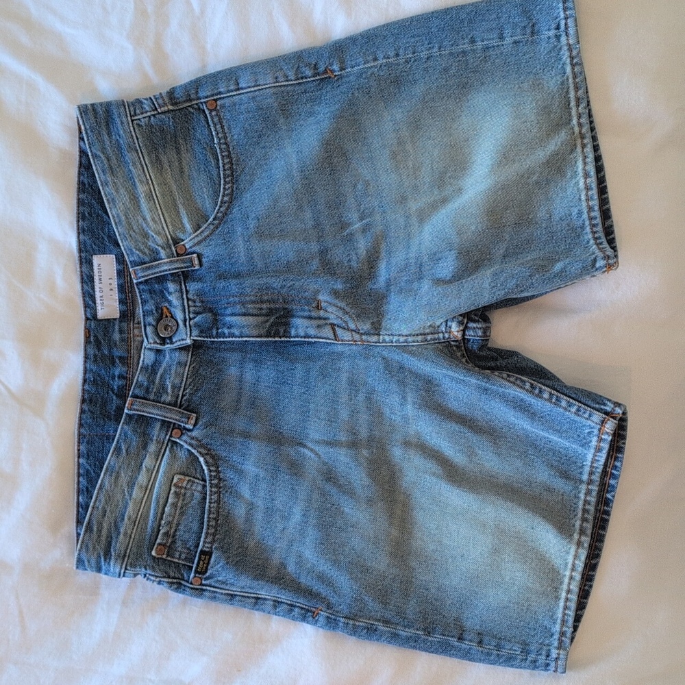 Tiger of Sweden Light Blue Jean Shorts